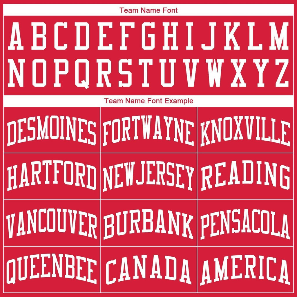 Custom Red White Round Neck Basketball Uniform Jersey photo 4
