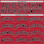 Custom Stitched Red Black-White Sports Pullover Sweatshirt Hoodie photo 5