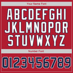 Custom Stitched Red Navy-White Sports Pullover Sweatshirt Hoodie photo 4