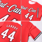Custom Red White-Black Performance T-Shirt photo 7