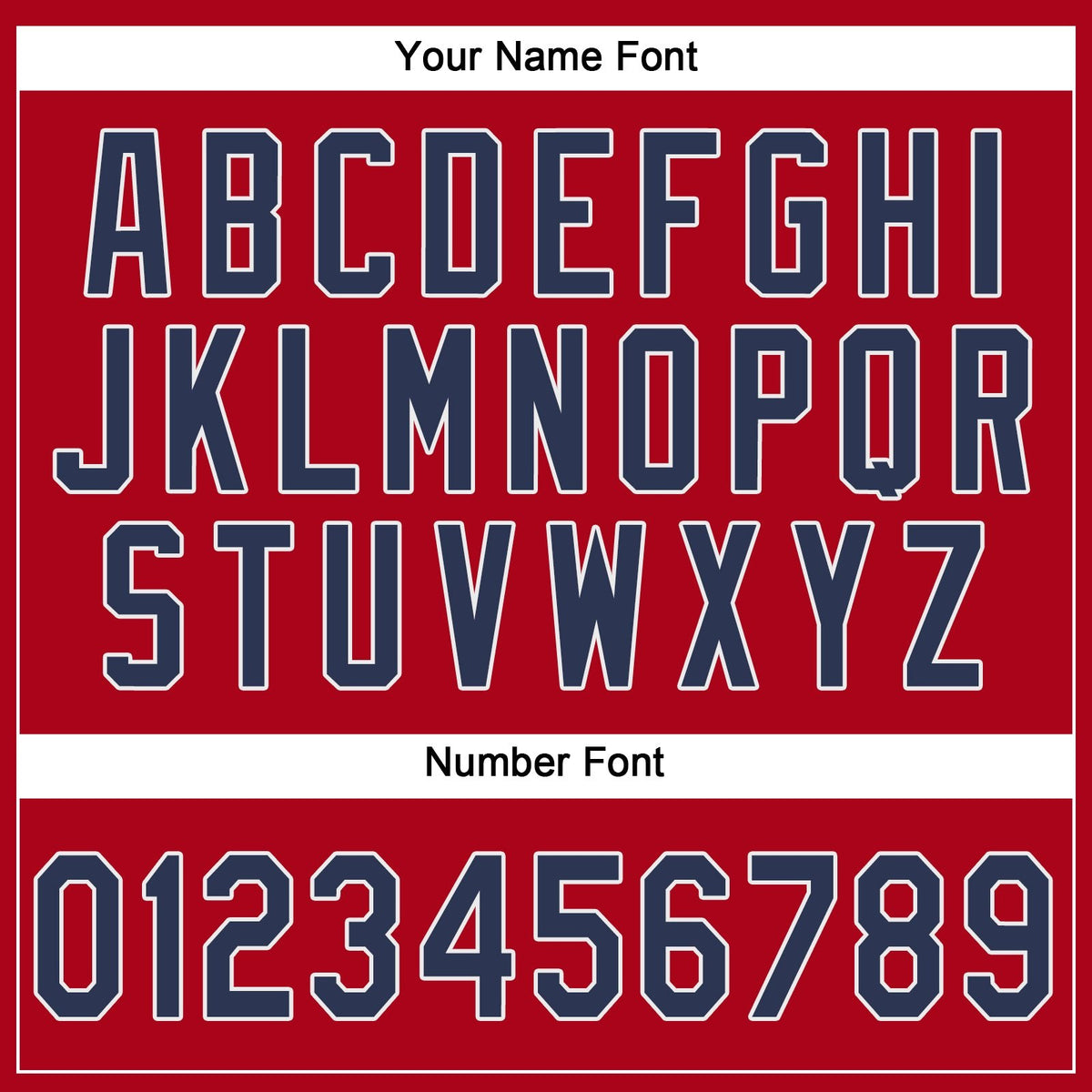 Custom Red Navy-White Performance T-Shirt photo 3