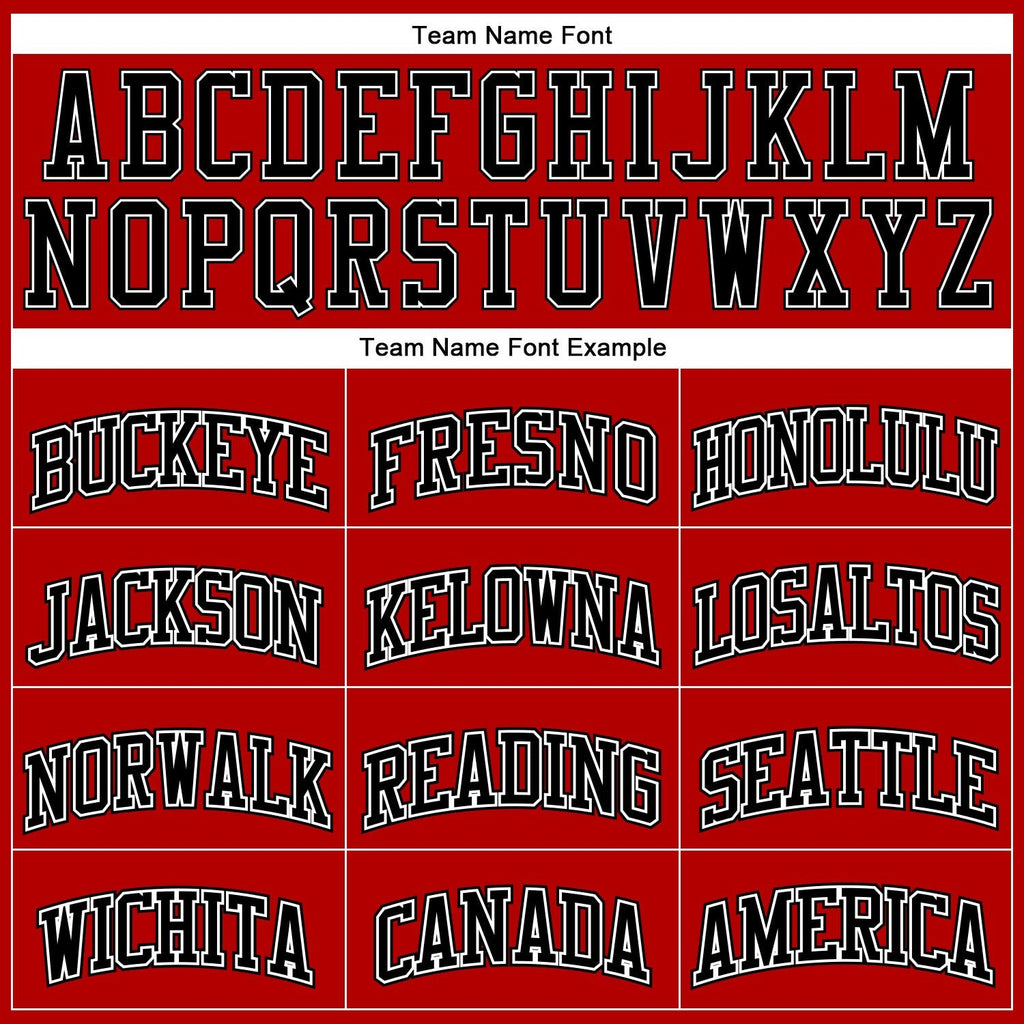 Custom Red White Pinstripe Black-White Authentic Basketball Jersey photo 2