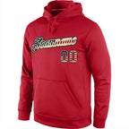 Custom Stitched Red Vintage USA Flag-Cream Sports Pullover Sweatshirt Hoodie photo 2