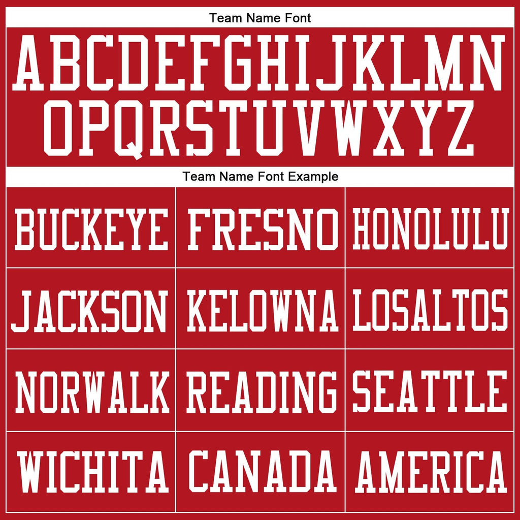 Custom Red Red-White Mesh Authentic Football Jersey photo 2