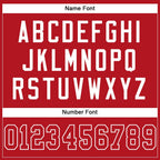 Custom Red Red-White Mesh Authentic Football Jersey photo 3