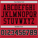 Custom Red Black-White Performance T-Shirt photo 2