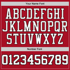 Custom Stitched Red White-Black Sports Pullover Sweatshirt Hoodie photo 3