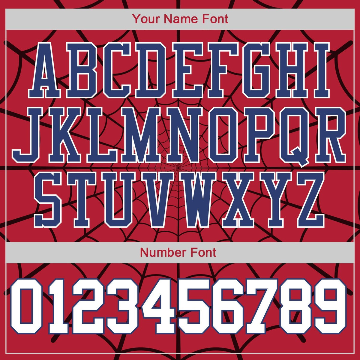 Custom Stitched Red White-Royal 3D Pattern Design Spider Sports Pullover Sweatshirt Hoodie photo 3