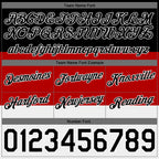Custom Red Black-White 3D Pattern Design Multicolor Authentic Basketball Shorts photo 2