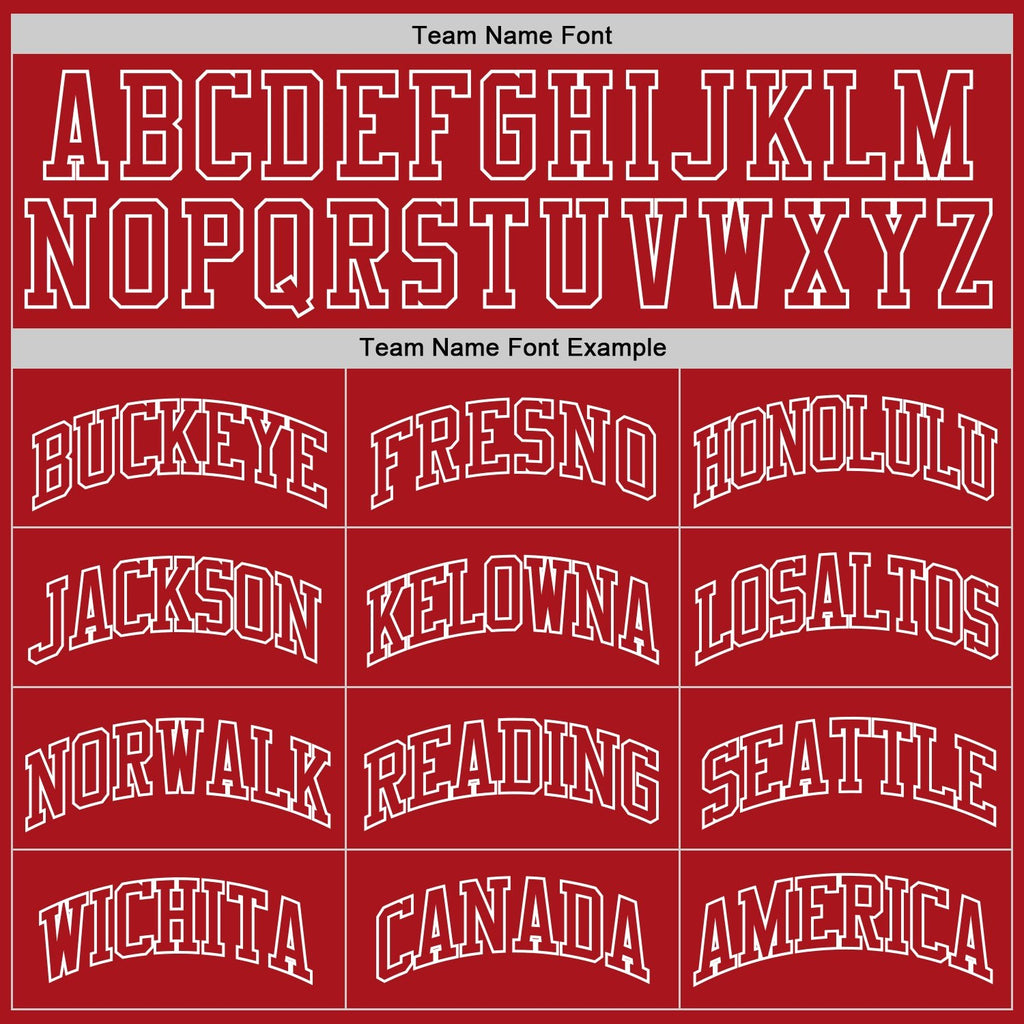 Custom Red Red-White Authentic Throwback Basketball Jersey photo 3