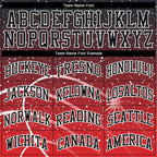 Custom Red Black-White Round Neck Sublimation Basketball Uniform Jersey photo 2