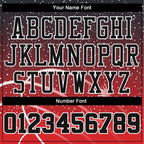 Custom Red Black-White Round Neck Sublimation Basketball Uniform Jersey photo 3