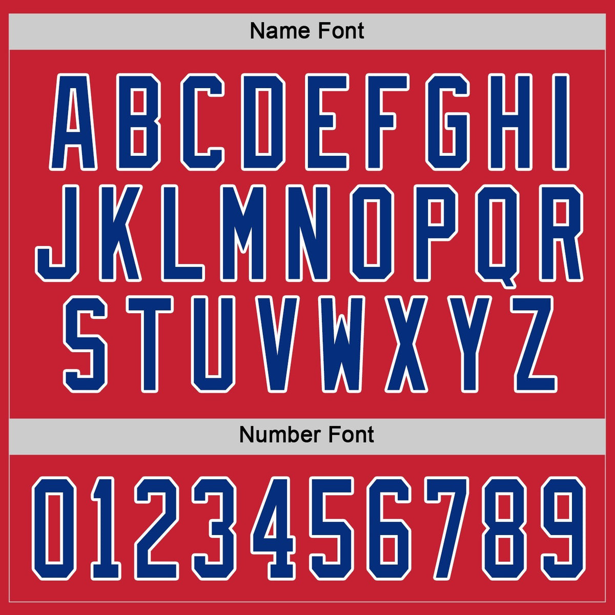 Custom Red Royal-White Hockey Jersey photo 3
