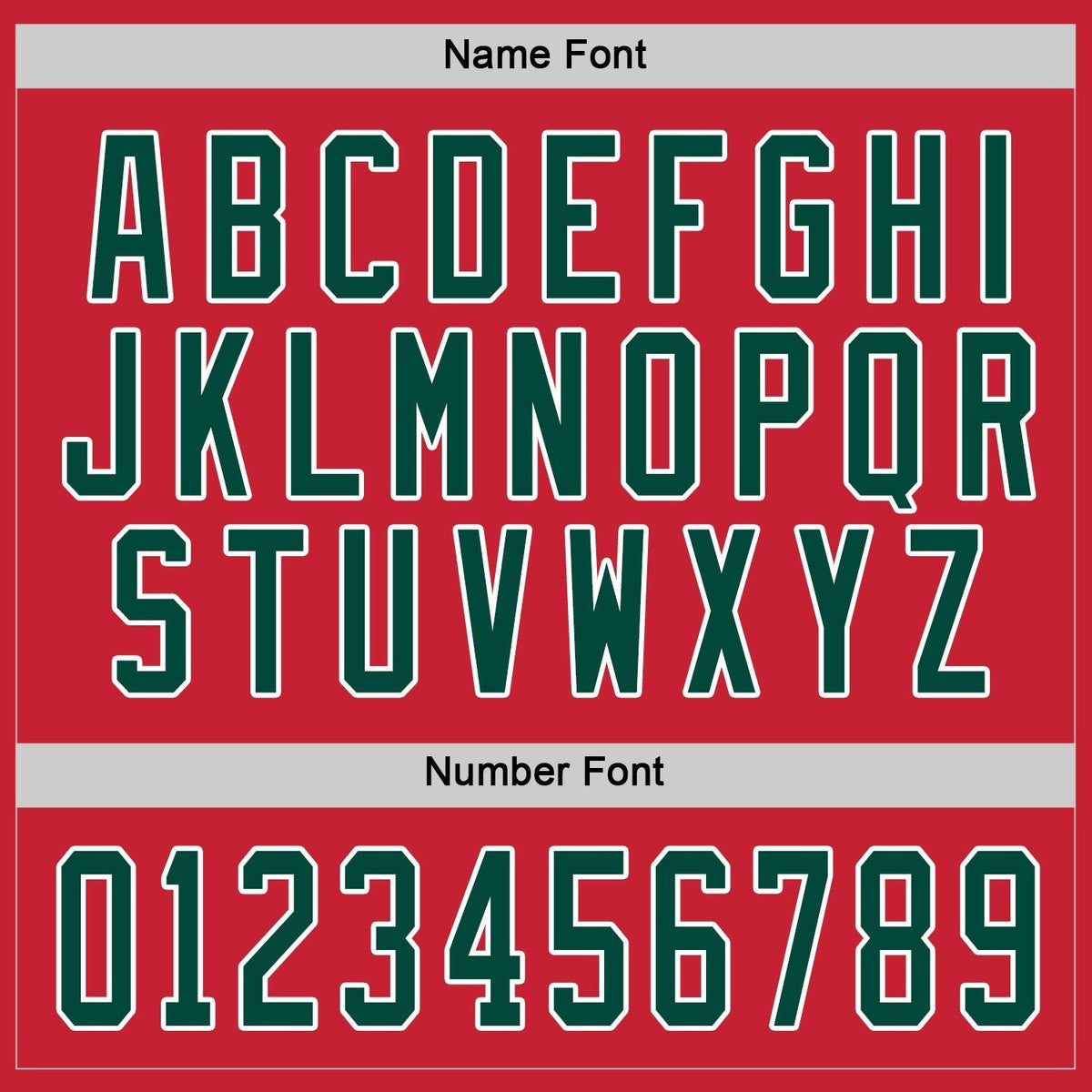 Custom Red Green-White Hockey Jersey photo 3