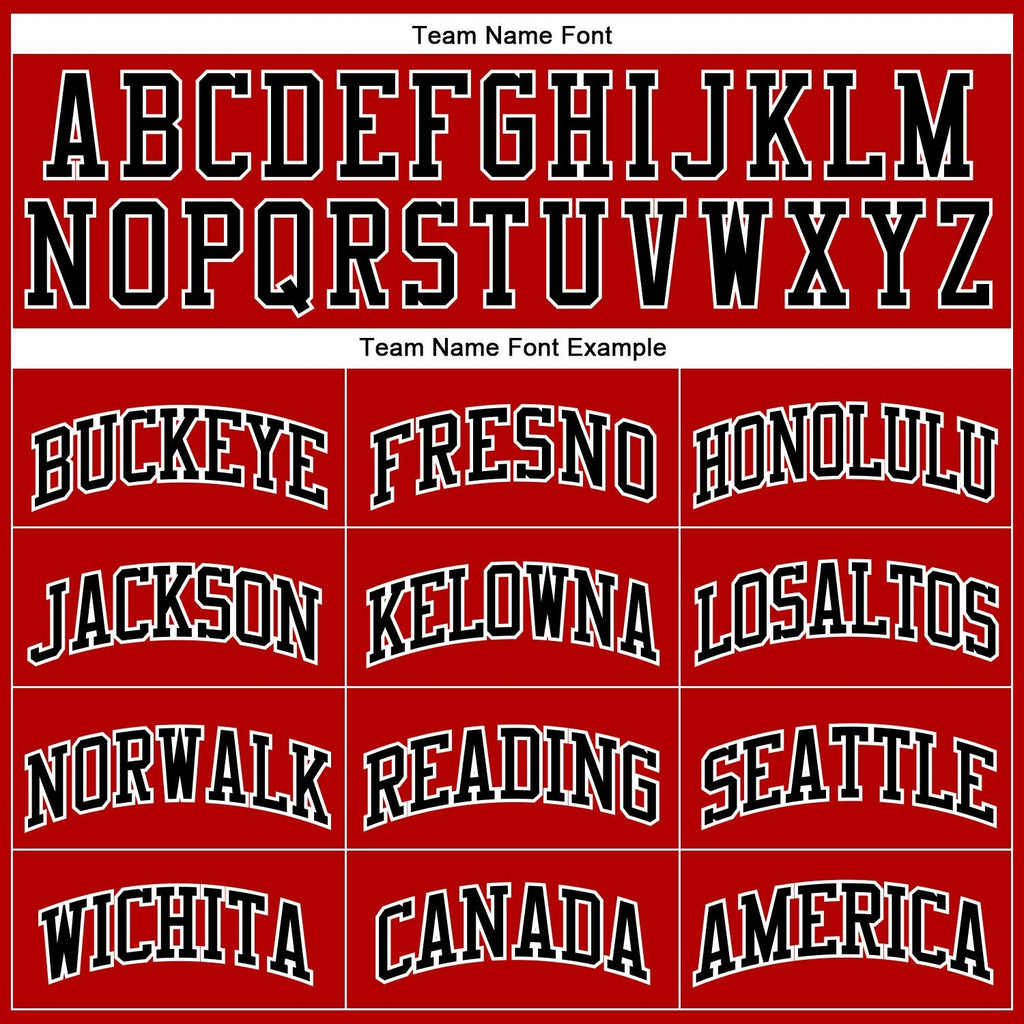 Custom Red Black Pinstripe Black-White Authentic Basketball Jersey photo 2