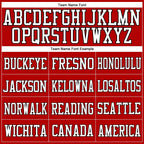 Custom Red White-Black Mesh Authentic Football Jersey photo 2
