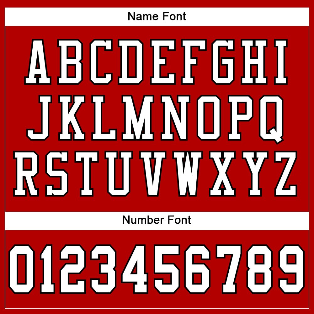 Custom Red White-Black Mesh Authentic Football Jersey photo 3