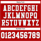 Custom Red White-Gray Mesh Authentic Football Jersey photo 3