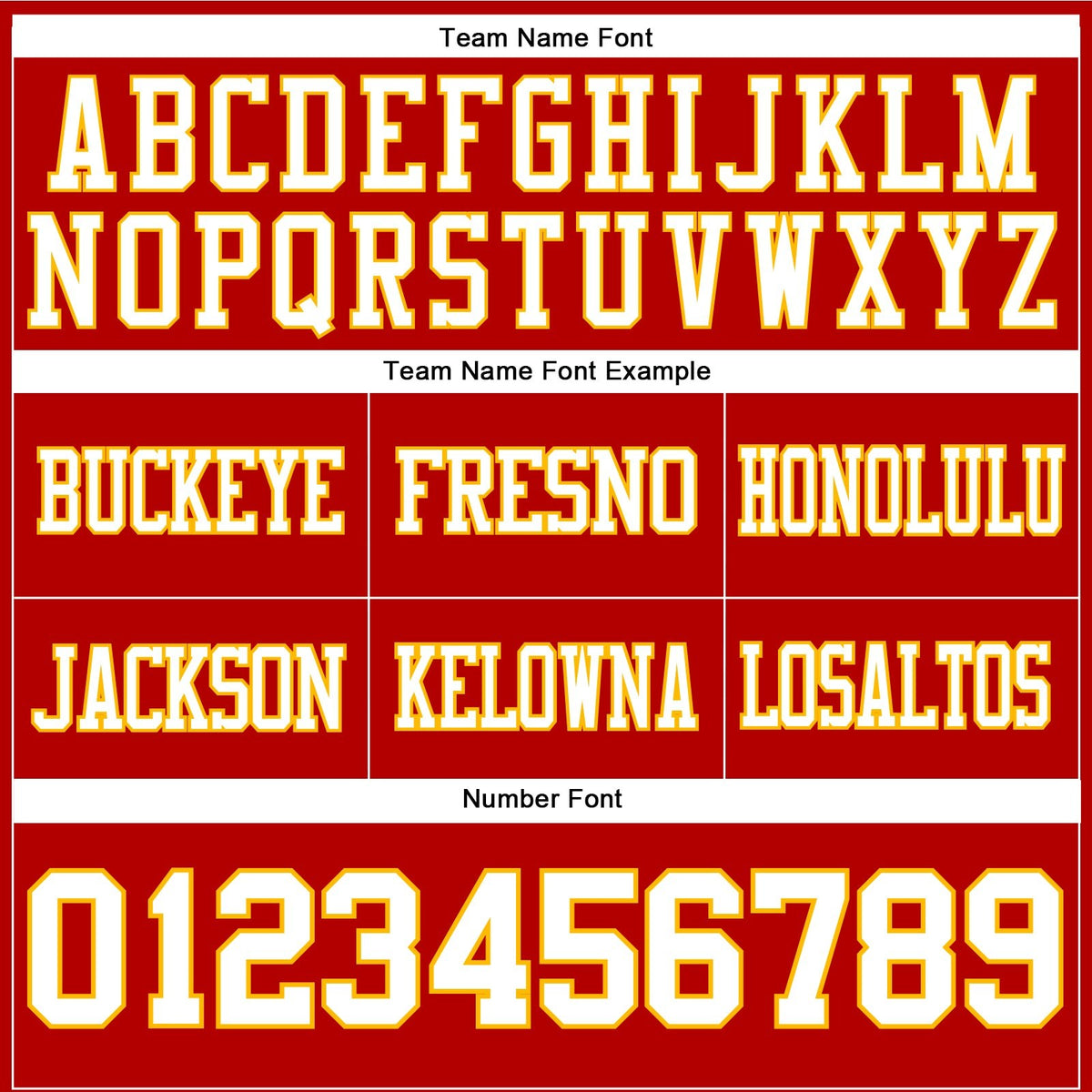 Custom Red White-Gold Authentic Football Jersey photo 3