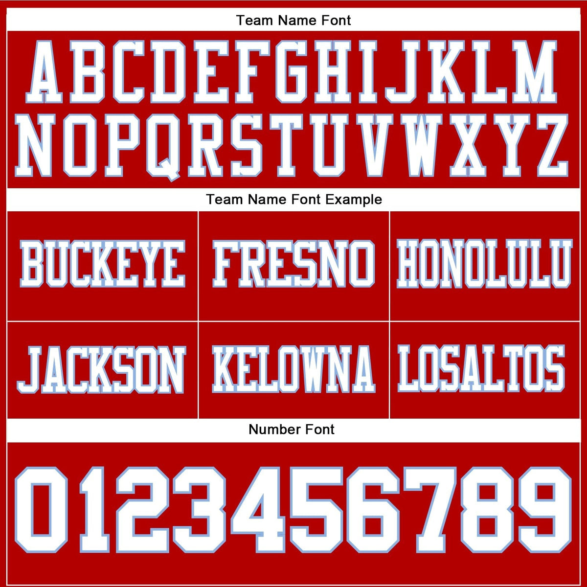Custom Red White-Light Blue Authentic Football Jersey photo 3