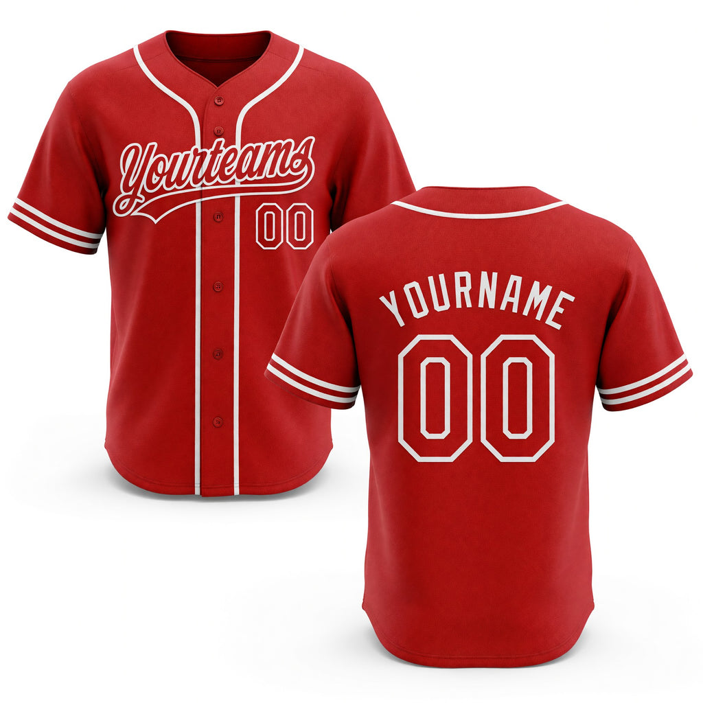 Custom Stitched Red White Baseball Pullover Sweatshirt Hoodie