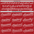 Custom Stitched Red White Baseball Pullover Sweatshirt Hoodie photo 3
