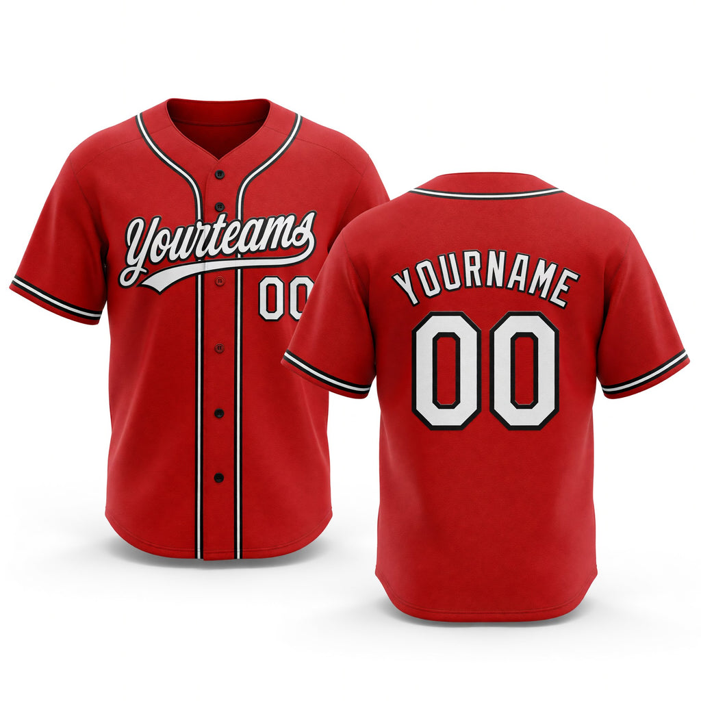 Custom Stitched Red White-Black Baseball Pullover Sweatshirt Hoodie
