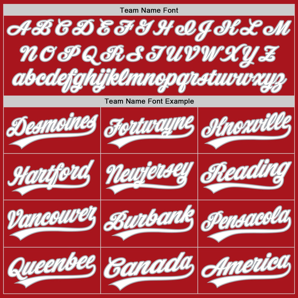 Custom Stitched Red White-Gray Baseball Pullover Sweatshirt Hoodie photo 3