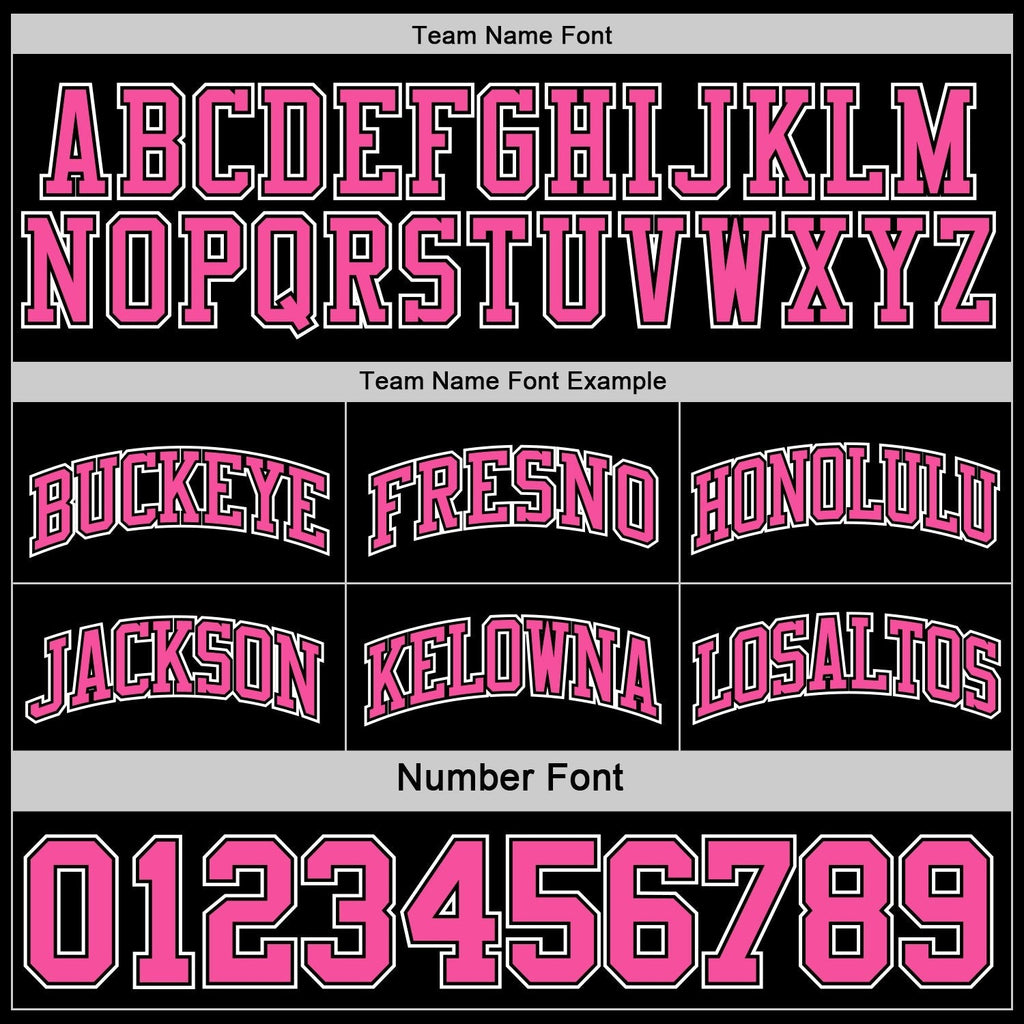 Custom Reversible Black Pink-White Double Side Sublimation Basketball Set Jersey photo 5