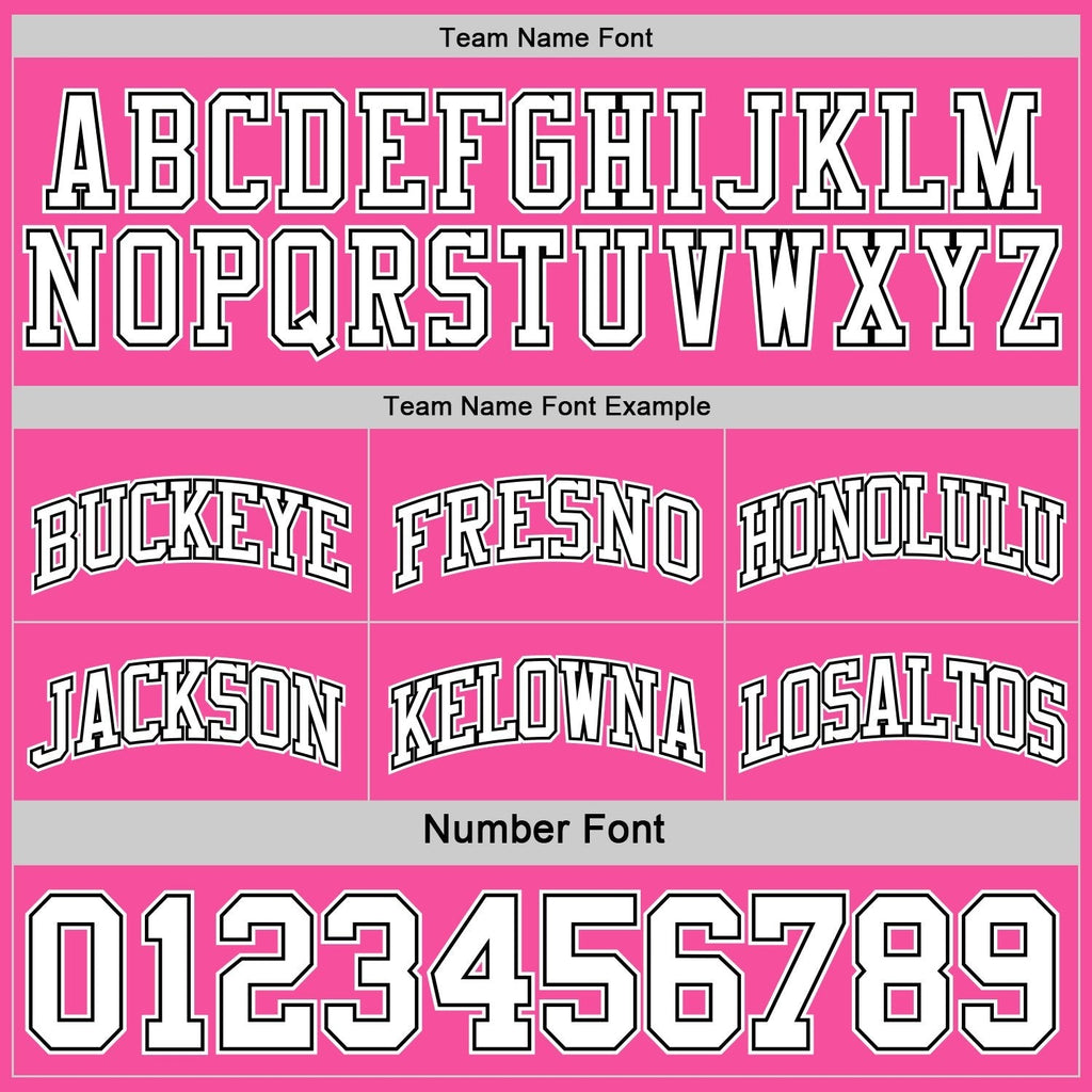 Custom Reversible Black Pink-White Double Side Sublimation Basketball Set Jersey photo 6