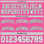 Custom Reversible Black Pink-White Double Side Sublimation Basketball Set Jersey photo 6