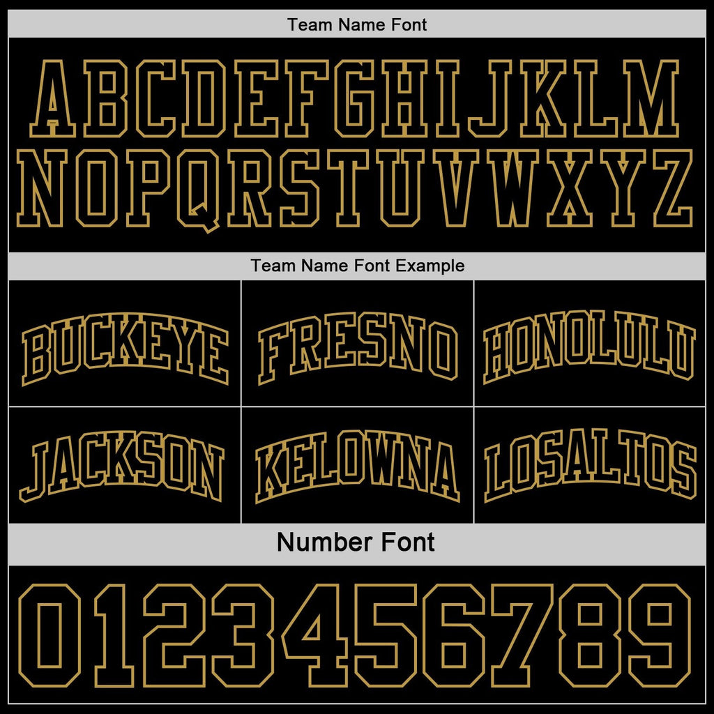 Custom Reversible Black Old Gold Double Side Sublimation Basketball Set Jersey photo 5