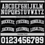 Custom Reversible Black White-Gray Double Side Sublimation Basketball Set Jersey photo 5