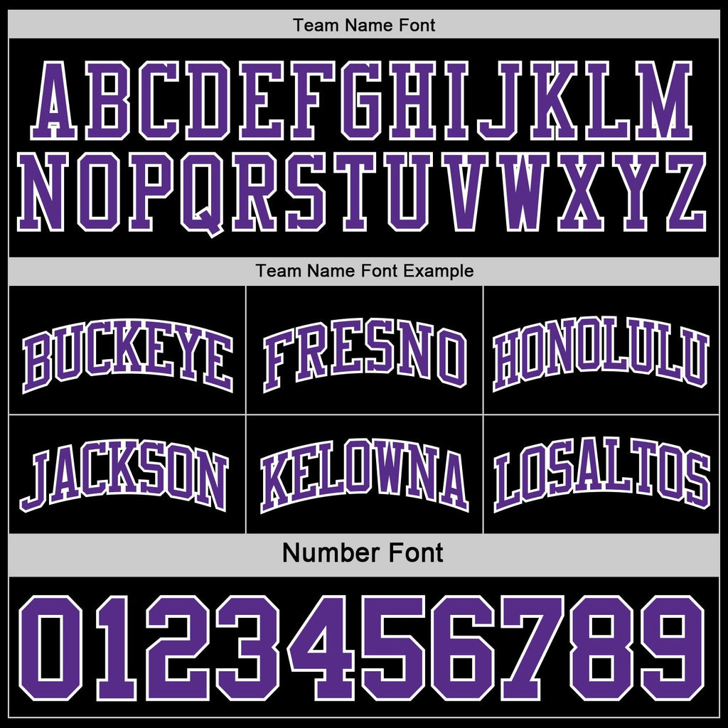 Custom Reversible Black Purple-White Double Side Sublimation Basketball Set Jersey photo 6