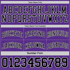 Custom Reversible Black Purple-White Double Side Sublimation Basketball Set Jersey photo 7