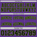 Custom Reversible Black Purple-Neon Green Double Side Sublimation Basketball Set Jersey photo 7