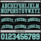 Custom Reversible Black Ice Blue Double Side Sublimation Basketball Set Jersey photo 6