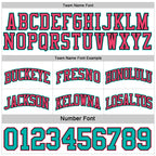 Custom Reversible Black Neon Pink-Aqua Double Side Sublimation Basketball Set Jersey photo 6