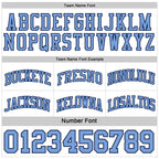 Custom Navy White-Light Blue Reversible Double Side Sublimation Basketball Set Jersey photo 7
