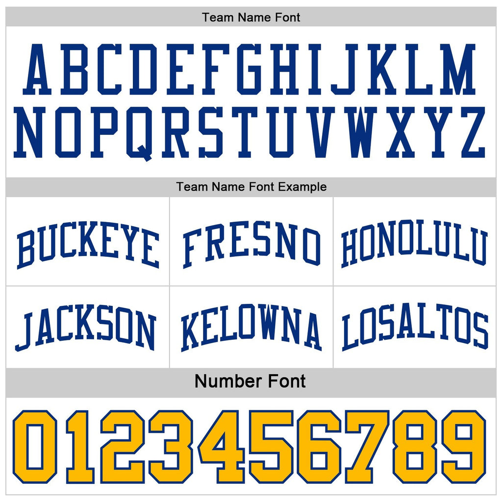 Custom Royal Gold-White Reversible Double Side Sublimation Basketball Set Jersey photo 6