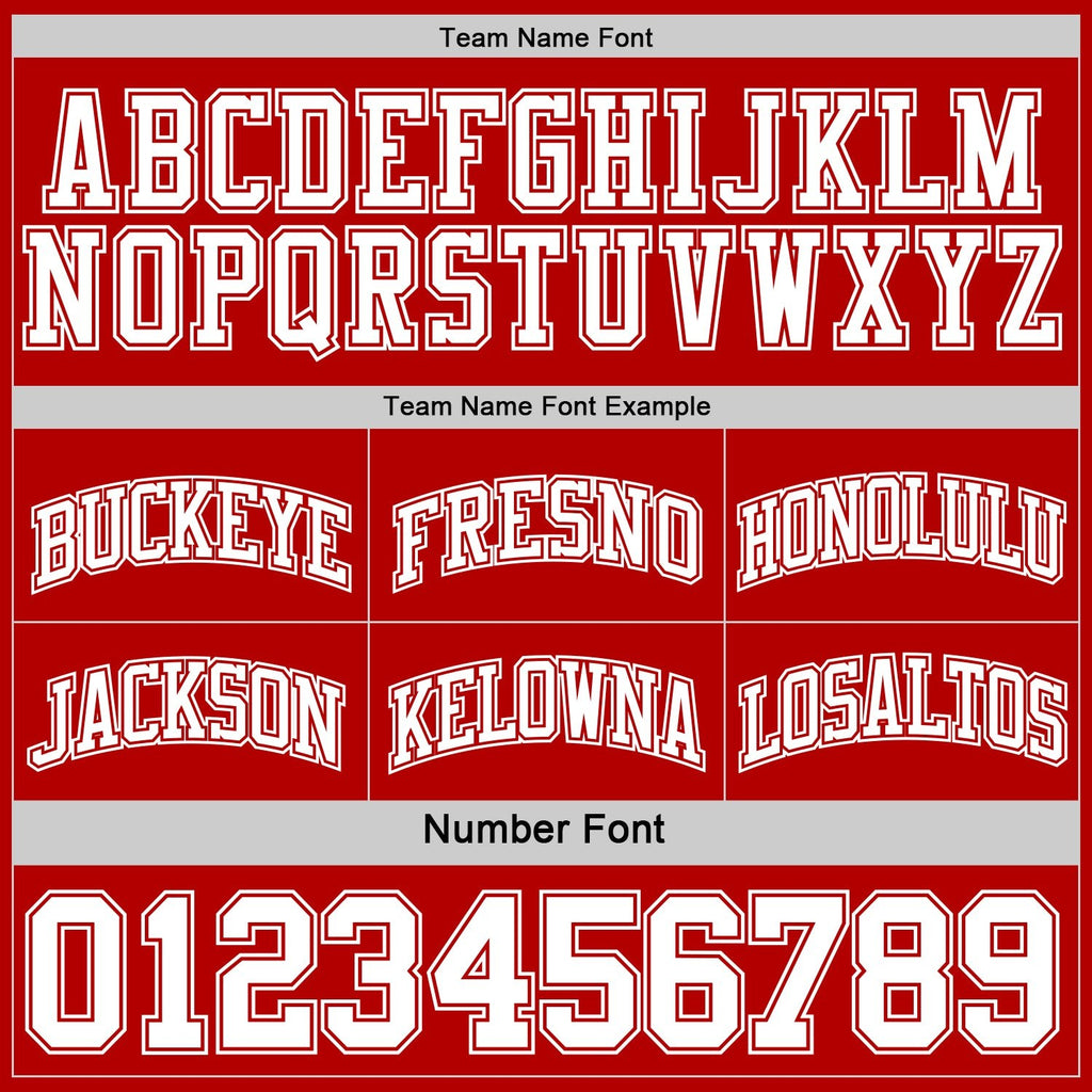 Custom Red White Reversible Double Side Sublimation Basketball Set Jersey photo 6