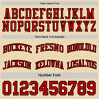 Custom Red Black-Cream Reversible Double Side Sublimation Basketball Set Jersey photo 7