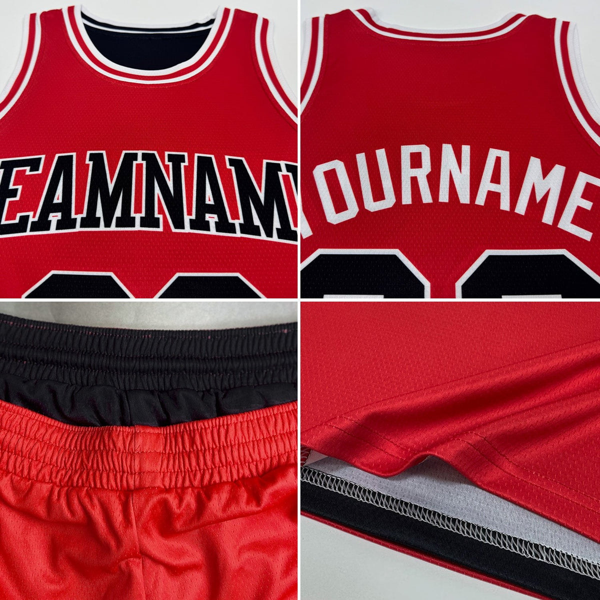 Custom Purple White Reversible Double Side Sublimation Basketball Set Jersey photo 4