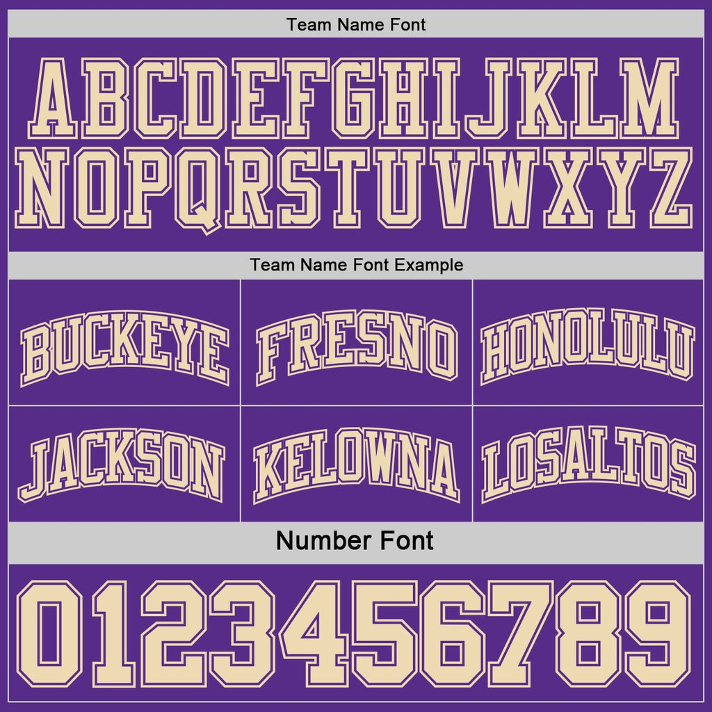 Custom Reversible Purple Cream Double Side Sublimation Basketball Set Jersey photo 6