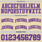 Custom Reversible Purple Cream Double Side Sublimation Basketball Set Jersey photo 7