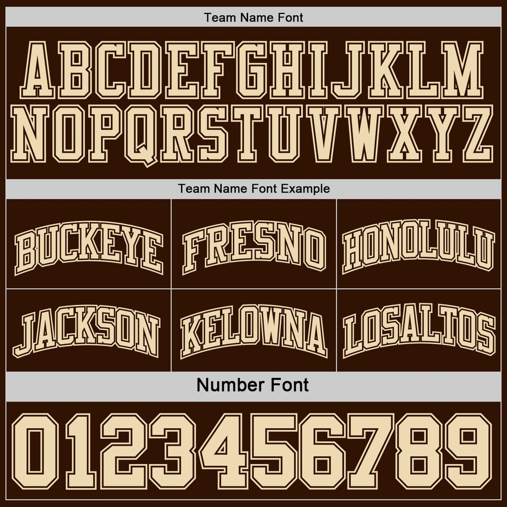 Custom Reversible Brown Cream Double Side Sublimation Basketball Set Jersey photo 6
