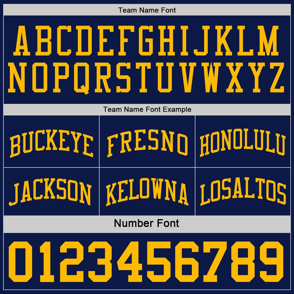 Custom Reversible Navy Gold Double Side Sublimation Basketball Set Jersey photo 5