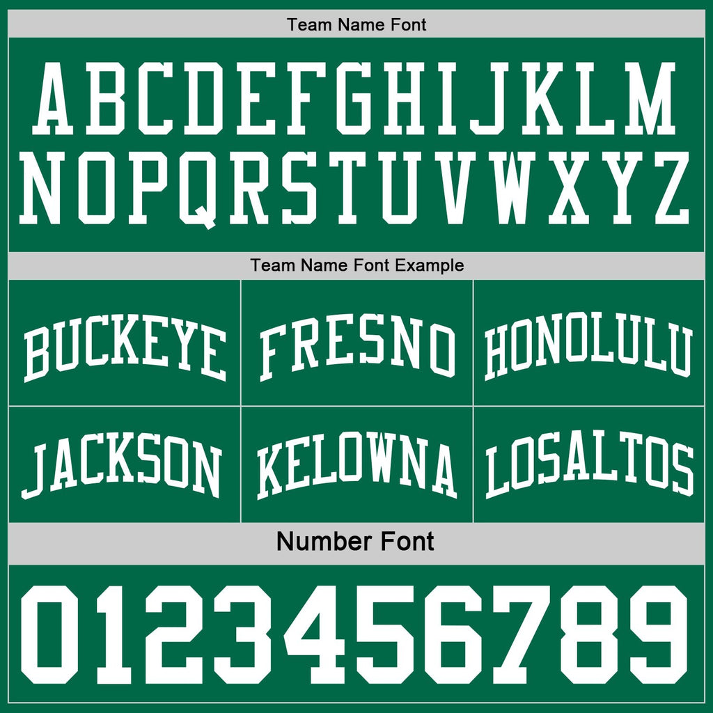 Custom Reversible Kelly Green White Double Side Sublimation Basketball Set Jersey photo 6