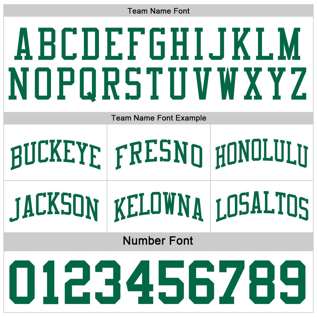 Custom Reversible Kelly Green White Double Side Sublimation Basketball Set Jersey photo 7