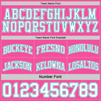 Custom Reversible Teal Pink-White Double Side Sublimation Basketball Set Jersey photo 7